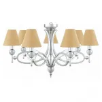 Подвесная люстра Lamp4You Eclectic 16 M2-07-CR-LMP-O-23 Цвет арматуры хром Цвет плафонов желтый от ImperiumLoft