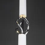 Подвесной светильник Eurosvet Lance 50191/1 LED белый/хром Цвет арматуры белый Цвет плафонов хром от ImperiumLoft