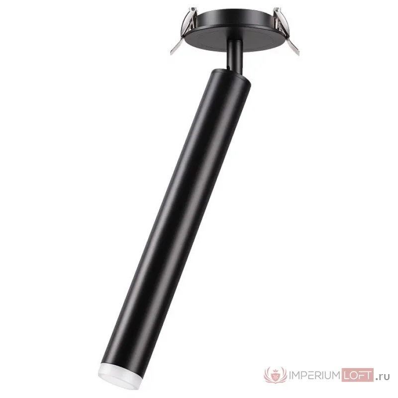Встраиваемый светильник на штанге Novotech Modo 357889 Цвет арматуры черный Цвет плафонов черный от ImperiumLoft