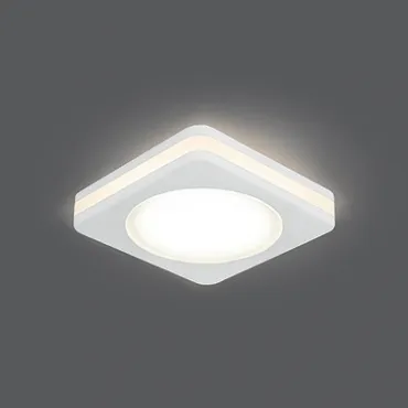 Встраиваемый светильник Gauss Backlight 10 BL100 Цвет арматуры белый Цвет плафонов белый