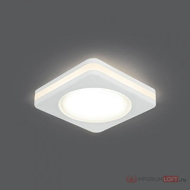Встраиваемый светильник Gauss Backlight 10 BL100 Цвет арматуры белый Цвет плафонов белый от ImperiumLoft