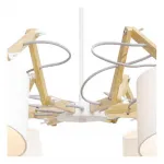 Подвесная люстра Arte Lamp Pinocchio A5700LM-8WH Цвет арматуры белый Цвет плафонов белый от ImperiumLoft