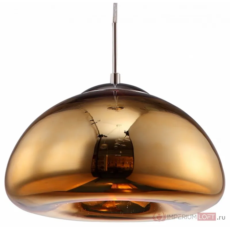 Подвесной светильник Arte Lamp Swift A8041SP-1GO Цвет арматуры хром Цвет плафонов золото от ImperiumLoft
