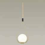 Подвесной светильник Odeon Light Flari 4810/1A Цвет плафонов белый Цвет арматуры золото от ImperiumLoft