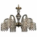 Подвесная люстра Omnilux Agenois OML-39607-06 Цвет арматуры бронза Цвет плафонов бронза от ImperiumLoft