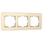Рамка на 3 поста Werkel Elite (айвори, стекло) W0032443