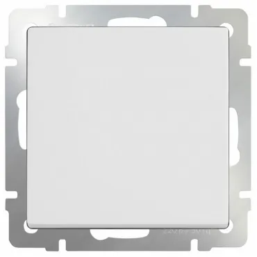 Выключатель проходной одноклавишный без рамки Werkel Белый WL01-SW-1G-2W Цвет арматуры белый