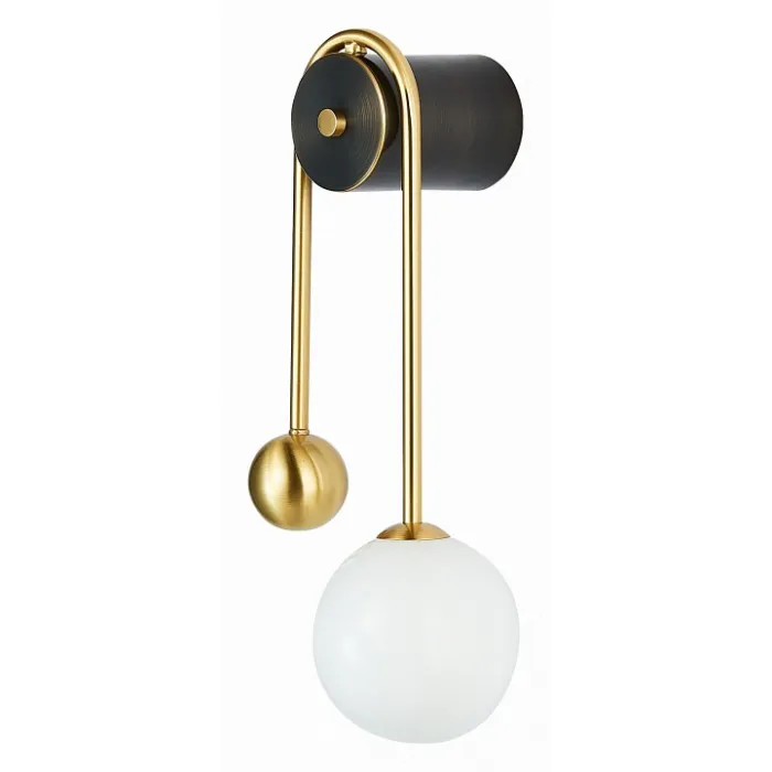 Бра ST-Luce Adige SL1202.201.01 Цвет арматуры желтый Цвет плафонов белый от ImperiumLoft