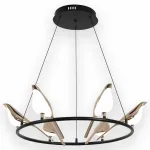 08446-6A,33 Люстра Арси черный/золото d65 h150 Led 6*10W (4000K) от ImperiumLoft