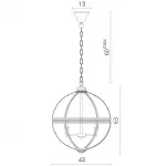 Подвесной светильник Divinare Orbite 1015/15 SP-4 