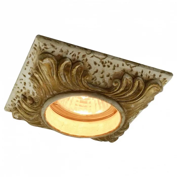 Встраиваемый светильник Arte Lamp Plaster A5262PL-1WC Цвет арматуры кремовый Цвет плафонов прозрачный от ImperiumLoft