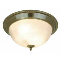 Накладной светильник Arte Lamp Porch A1305PL-2AB Цвет арматуры бронза Цвет плафонов белый