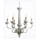 Подвесная люстра Divinare Monica 7057/01 LM-6 Цвет арматуры серый Цвет плафонов черный от ImperiumLoft