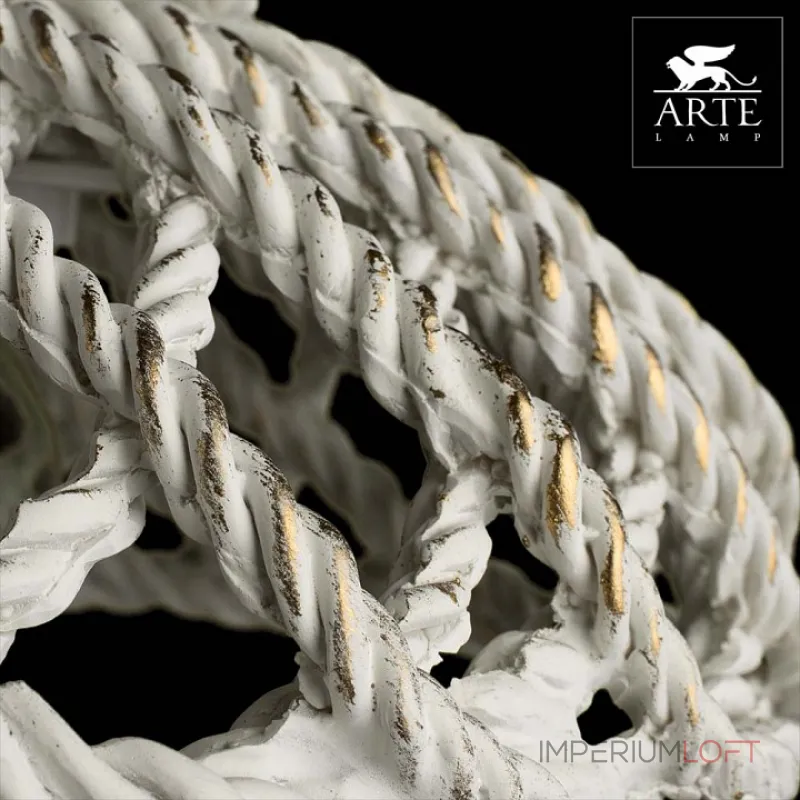 Бра Arte Lamp Twisted A5358AP-1WG Цвет арматуры золото Цвет плафонов золото