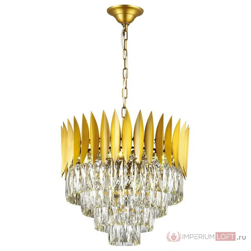 Подвесной светильник Odeon Light Valetta 4124/12 Цвет арматуры золото Цвет плафонов золото от ImperiumLoft