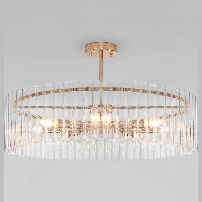 Люстра на штанге Bogate's Flamel 373/8 Smart золото от ImperiumLoft