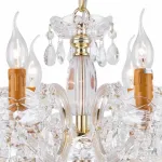 Подвесная люстра Dio D’Arte Galliano Galliano E 1.1.8.300 G Цвет плафонов прозрачный Цвет арматуры золото от ImperiumLoft