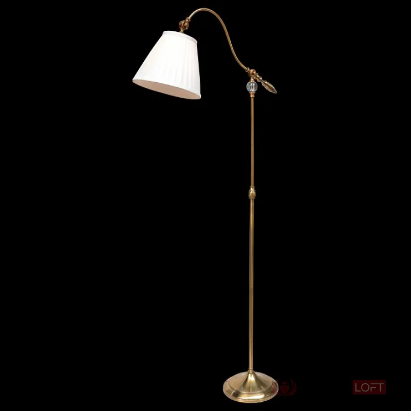 Торшер Arte Lamp Seville A1509PN-1PB Цвет арматуры медь Цвет плафонов белый от ImperiumLoft