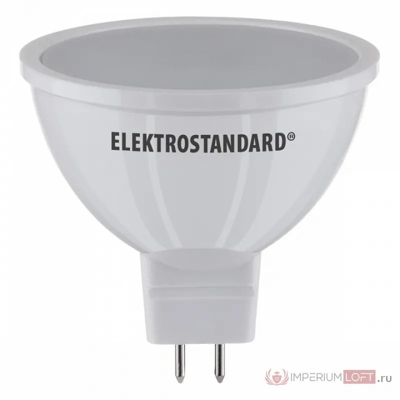 Лампа светодиодная Elektrostandard JCDR01 5W 220V 3300K GU5.3 5Вт 3300K a034862 от ImperiumLoft