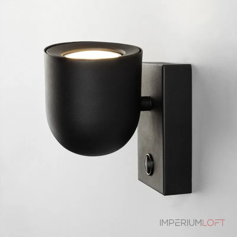 Бра Elektrostandard 1009 a047871 Цвет плафонов черный Цвет арматуры черный от ImperiumLoft