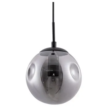 Подвесной светильник Arte Lamp Tureis A9915SP-1BK Цвет арматуры Черный Цвет плафонов Серый от ImperiumLoft