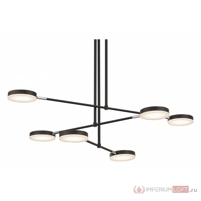 Светильник на штанге Maytoni Fad MOD070PL-L38B3K Цвет арматуры черный Цвет плафонов белый от ImperiumLoft