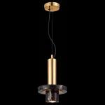 Подвесной светильник ST-Luce Pietra SL1210.403.01 Цвет арматуры золото Цвет плафонов черный от ImperiumLoft