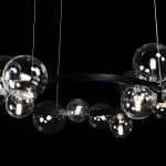 Подвесной светильник Loft it Molecule 10023/850 Цвет арматуры черный Цвет плафонов прозрачный от ImperiumLoft