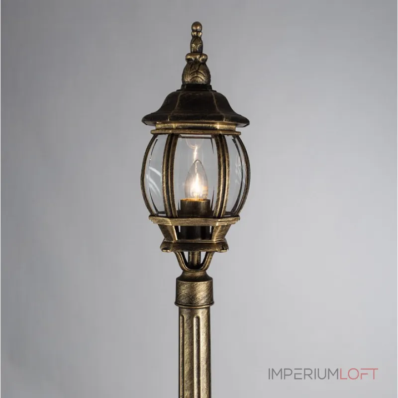 Фонарный столб Arte Lamp Atlanta A1047PA-1BN Цвет арматуры бронза Цвет плафонов прозрачный Фонарный столб Arte Lamp Atlanta A1047PA-1BN Цвет арматуры бронза Цвет плафонов прозрачный
