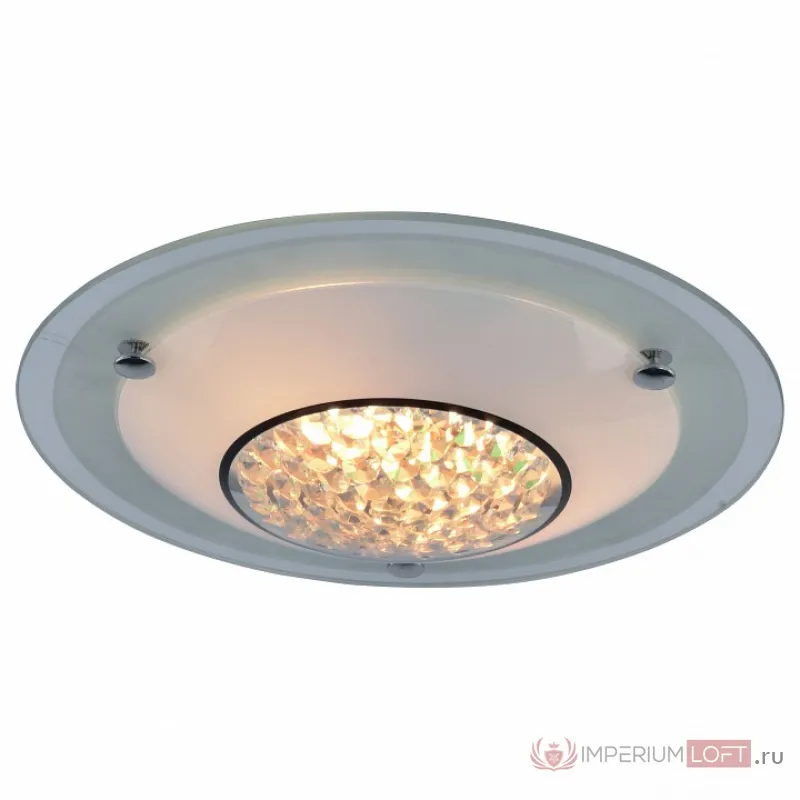 Накладной светильник Arte Lamp Giselle A4833PL-2CC Цвет арматуры хром Цвет плафонов белый от ImperiumLoft