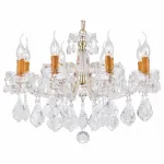 Подвесная люстра Dio D’Arte Galliano Galliano E 1.1.8.300 G Цвет плафонов прозрачный Цвет арматуры золото от ImperiumLoft