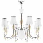 Подвесная люстра Lightstar Escica 806080 Цвет арматуры янтарный Цвет плафонов янтарный от ImperiumLoft
