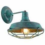 Бра Arte Lamp Ferrico A9183AP-1BG Цвет арматуры Зеленый Цвет плафонов зеленый