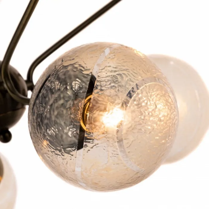 Люстра на штанге Arte Lamp Meissa A4164PL-8AB Цвет арматуры Коричневый Цвет плафонов Неокрашенный от ImperiumLoft
