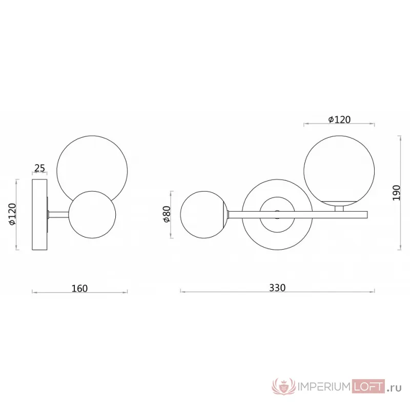 Бра F-promo Vials 3090-2W от ImperiumLoft