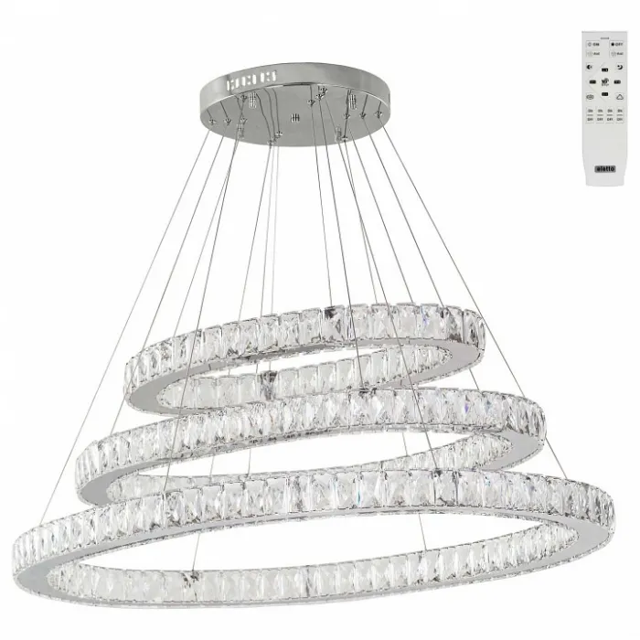 Подвесной светильник Citilux Olimpia EL330S100.1 Цвет арматуры хром Цвет плафонов прозрачный от ImperiumLoft