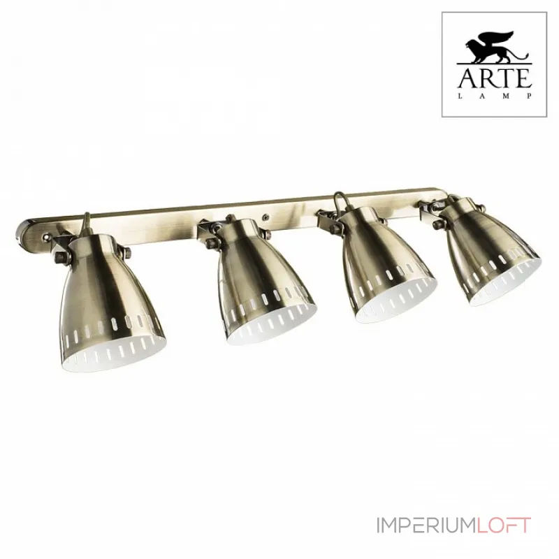 Спот Arte Lamp Luned A2214PL-4AB Цвет арматуры бронза Цвет плафонов бронза