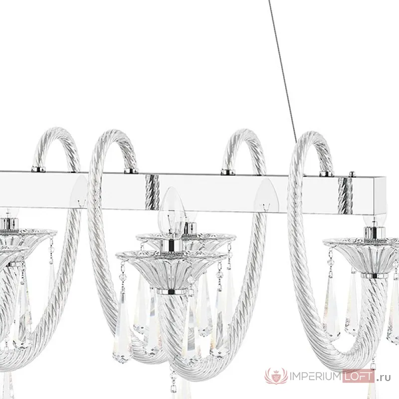 Подвесная люстра Lightstar Corno 821160 Цвет арматуры хром Цвет плафонов прозрачный от ImperiumLoft