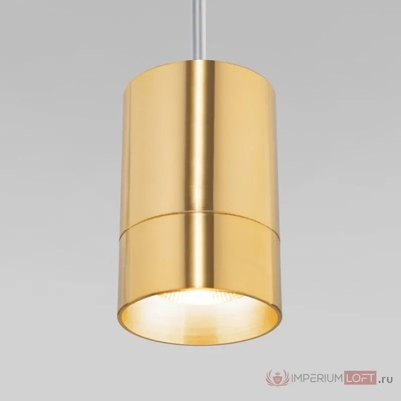 Подвесной светильник Eurosvet Piccolo 50248/1 LED золото от ImperiumLoft
