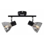 Спот TopLight Maralyn TL1234Y-02BL Цвет арматуры черный Цвет плафонов серый