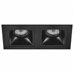 Встраиваемый светильник Lightstar Domino D5270707 цвет арматуры черный