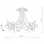 Потолочная люстра Nowodvorski Flowers 6901 от ImperiumLoft