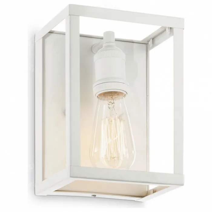 Накладной светильник Ideal Lux Igor IGOR AP1 BIANCO Цвет плафонов прозрачный Цвет арматуры белый от ImperiumLoft