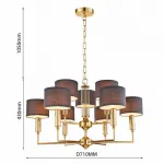 Подвесная люстра Favourite Laciness 2609-9P от ImperiumLoft