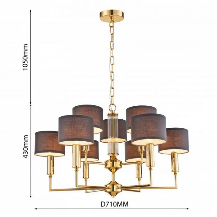 Подвесная люстра Favourite Laciness 2609-9P от ImperiumLoft