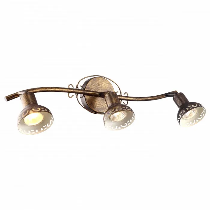 Спот Arte Lamp Focus A5219PL-3BR Цвет арматуры коричневый Цвет плафонов коричневый от ImperiumLoft