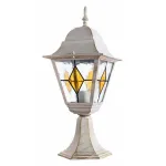 Наземный низкий светильник Arte Lamp Berlin A1014FN-1WG Цвет арматуры золото Цвет плафонов желтый