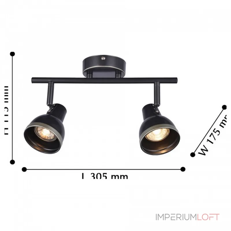Спот F-promo Allegra 2392-2U Цвет плафонов черный от ImperiumLoft Спот F-promo Allegra 2392-2U Цвет плафонов черный от ImperiumLoft