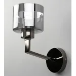 Бра Omnilux Lizzano OML-88901-01 Цвет арматуры хром Цвет плафонов серый от ImperiumLoft