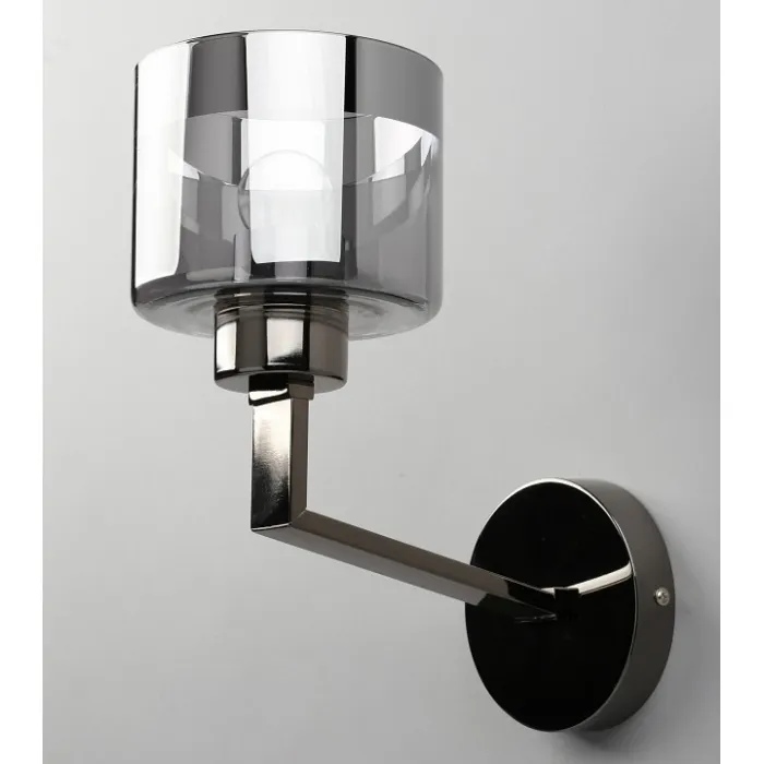 Бра Omnilux Lizzano OML-88901-01 Цвет арматуры хром Цвет плафонов серый от ImperiumLoft